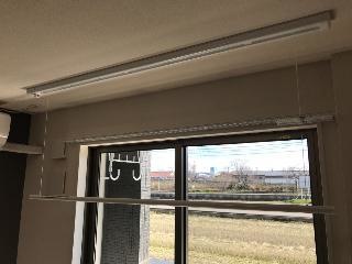 その他設備　室内物干し