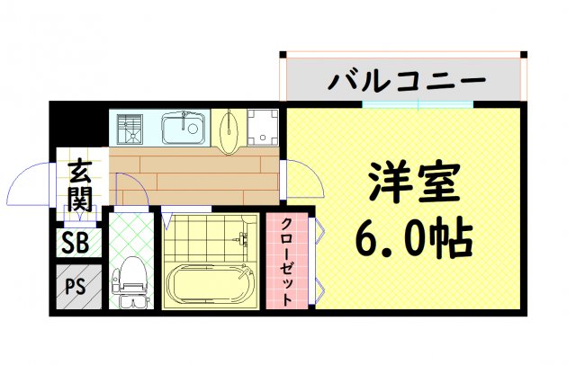 ラナップスクエア難波の間取り写真
