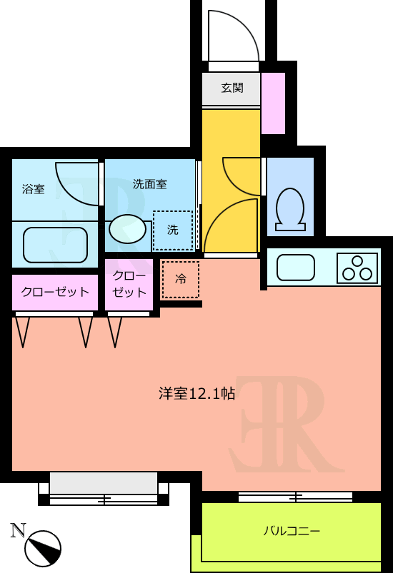 スタシオンの間取り写真