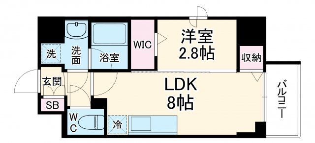 シーズンフラッツ梅田NORTHの間取り写真
