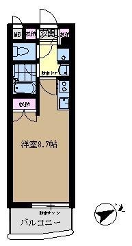 フレア金沢八景の間取り写真
