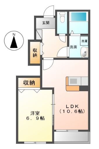 RED LINEの間取り写真