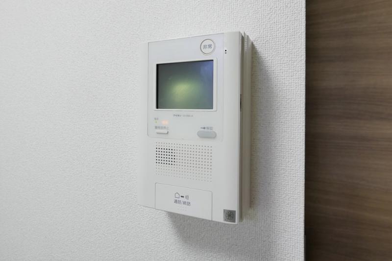 セキュリティ　インターホンです