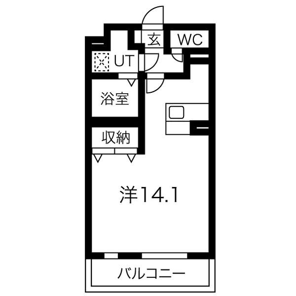 湘南新宿ライン宇須 宇都宮駅 バス乗車時間：19分 最寄りバス停で下車 徒歩7分 5階建 築2年の間取り写真