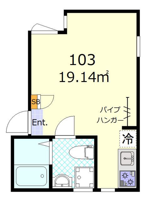 ルーエ亀有の間取り写真