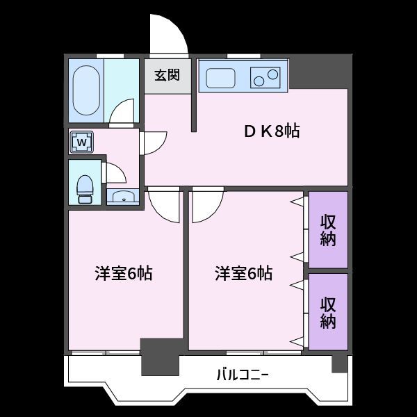 サトウマンションの間取り写真