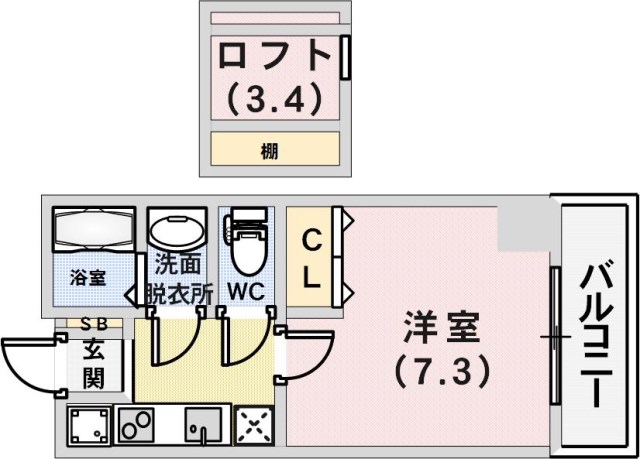 エスペランサ灘駅前の間取り写真