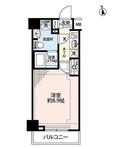西武池袋線 中村橋駅 徒歩8分 6階建 築10年の間取り写真