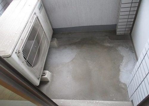 バルコニー　外からの目が気にならないバルコニーで洗濯物が干せます