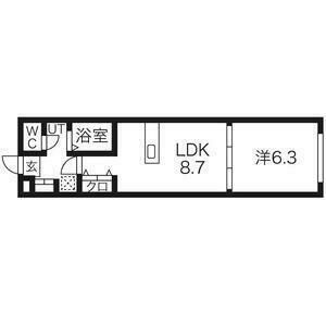アスコット古川III番館の間取り写真