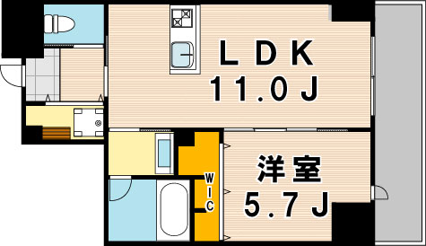 Grace Hapisa西小倉Residenceの間取り写真