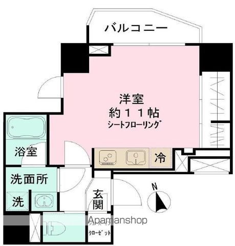 ヴァースクレイシアIDZ立川の間取り写真