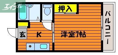 ノースハイツIの間取り写真