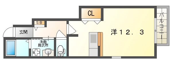 ポンテリブロKIIの間取り写真