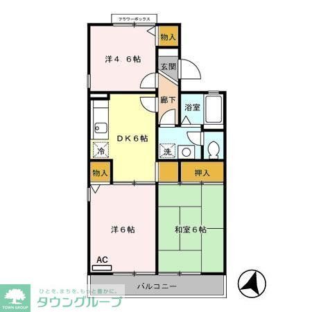 ファミール愛宕 IIの間取り写真