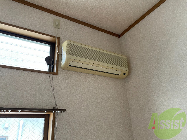 その他設備　エアコンが設置してありますので、寒暖対策もばっちり。