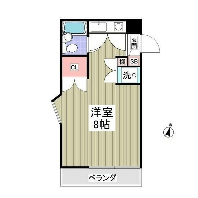 小田急小田原線 東海大学前駅 徒歩16分 2階建 築39年の間取り写真