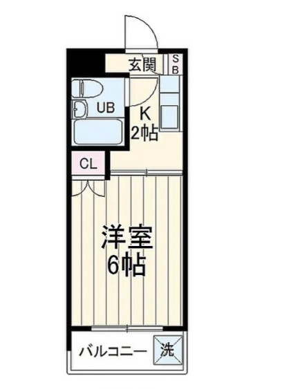 東急東横線 新丸子駅 徒歩7分 4階建 築37年の間取り写真