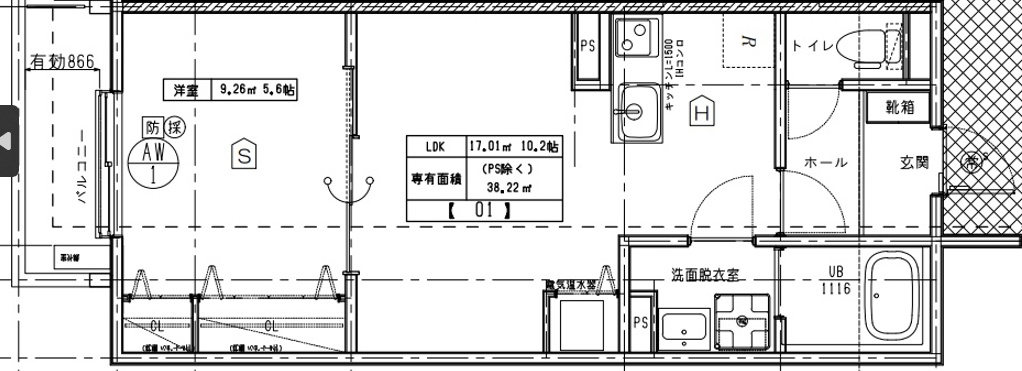 ACT江坂の間取り写真