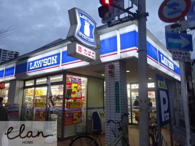 コンビニ　ローソン 鶴橋駅前店（コンビニ）まで209m