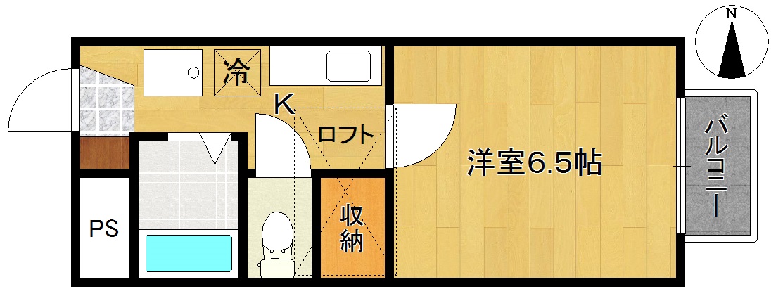 ピアコート柏木Ａの間取り