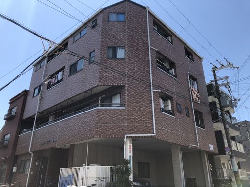 大阪市港区港晴のマンションの建物外観
