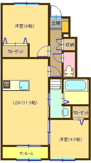 ドミール903の間取り