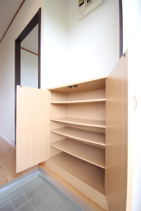 収納　玄関ホール、シューズボックスです！