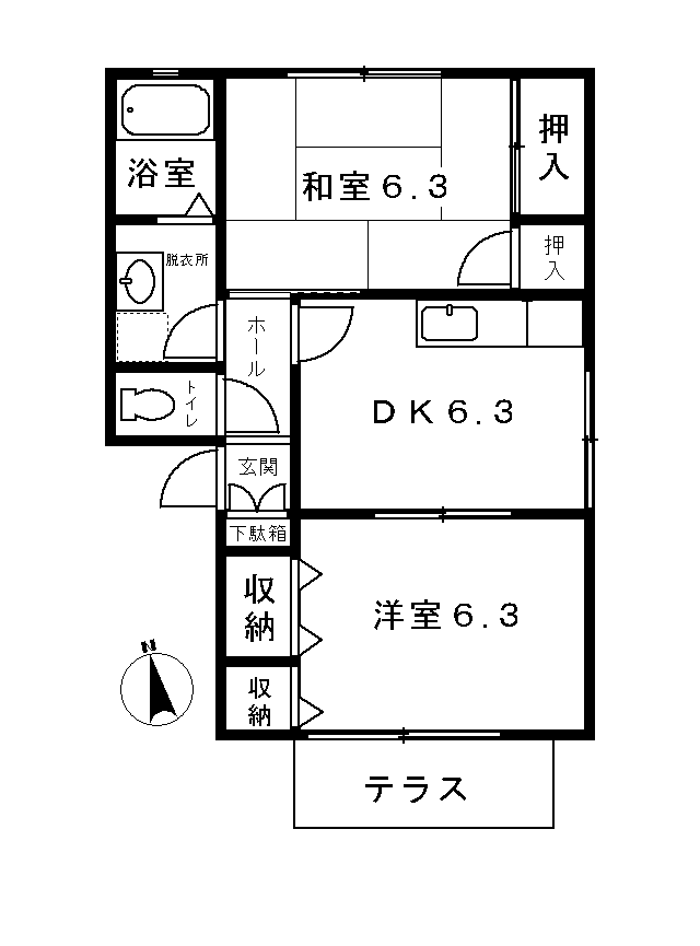 センチュリーＢの間取り