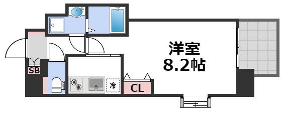 FRONT FIELD Tennojiの間取り