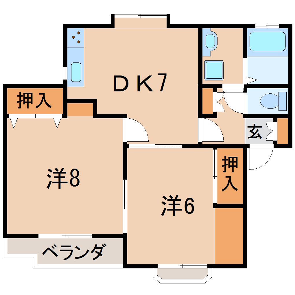 ベルエポックＡの間取り