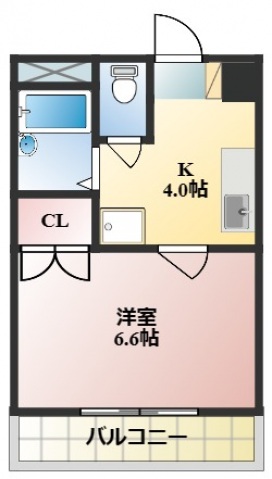 ポテト国富の間取り