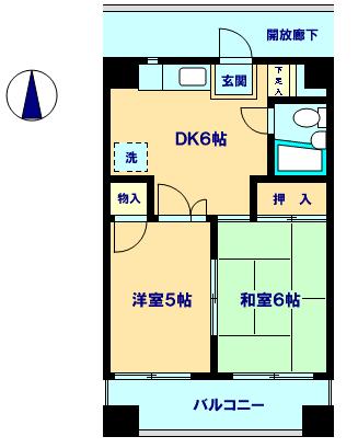 コウケンビルの間取り