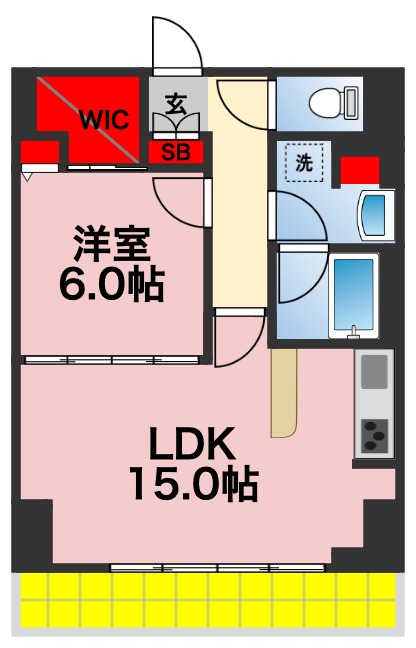 プライムメゾン千葉新町の間取り