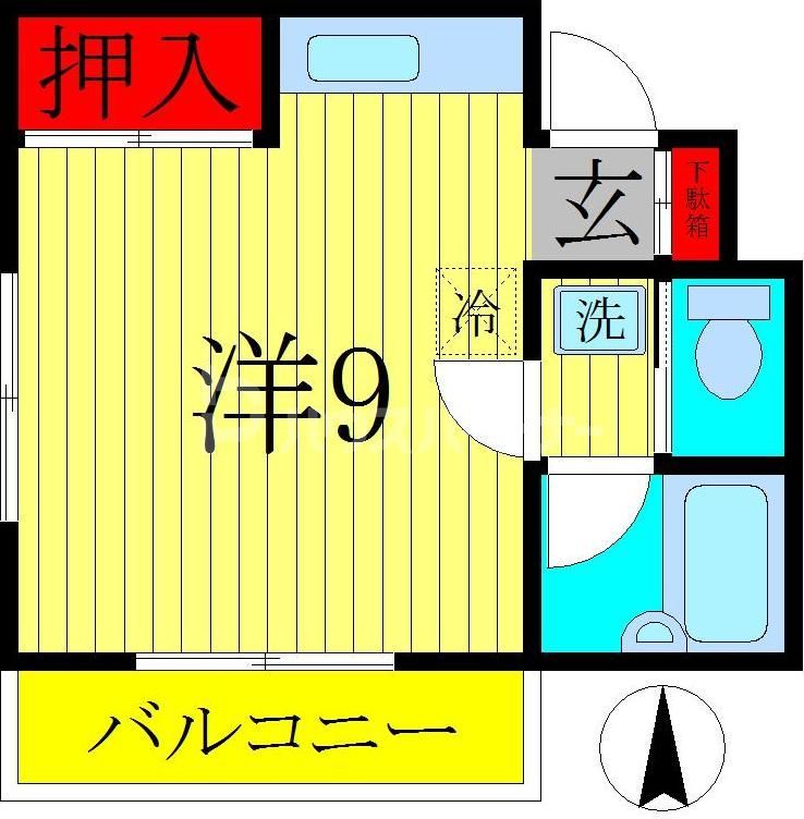 フラワーコーポ豊四季の間取り