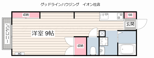 【コンフォートハイツ滝野の間取り】