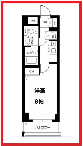 サンパレス田端壱番館の間取り