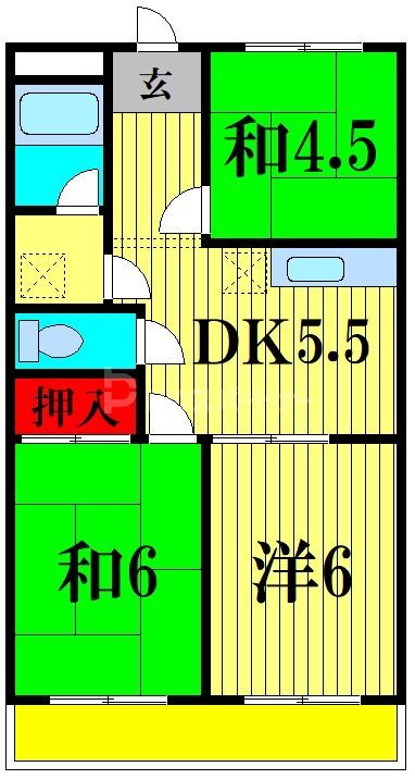 第３光マンションの間取り