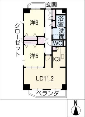 Ｓｕｇａｒ　Ｈｉｌｌ　千種の間取り