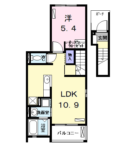 ブランシュシュの間取り