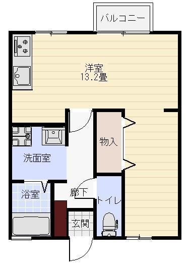 リーベ片山の間取り