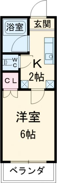 江南市古知野町杉山のマンションの間取り