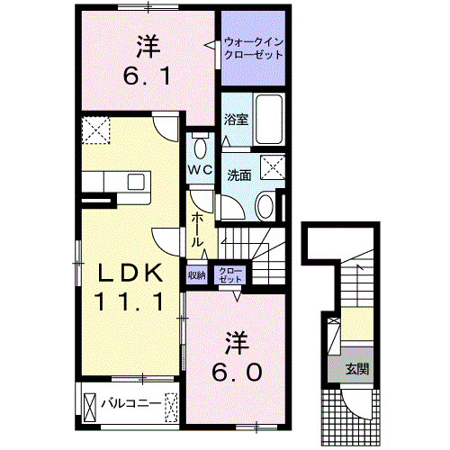 ベアフルBの間取り