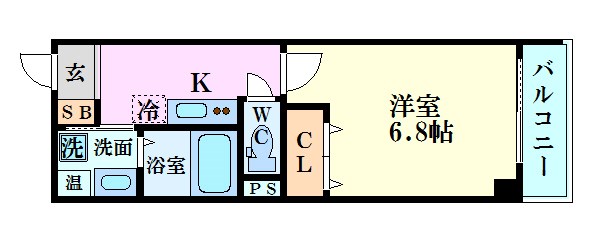 IF柴島の間取り