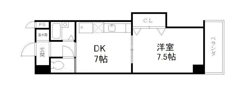 クレアール南の間取り