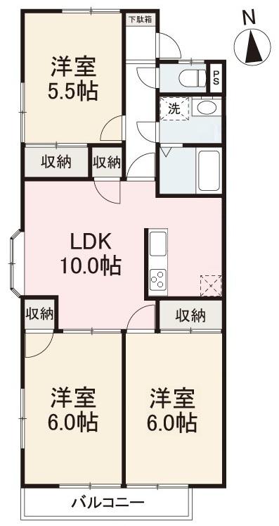 シティシャトレＡの間取り