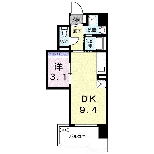 【シャルム駅南の間取り】