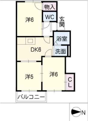 サクセス小針の間取り