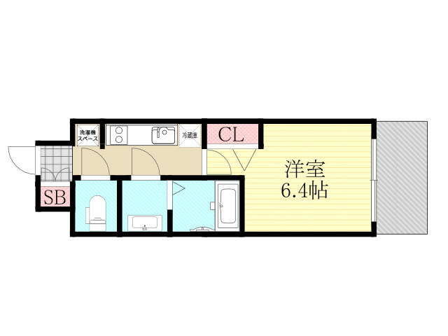 プレサンス西中島南方セレストの間取り