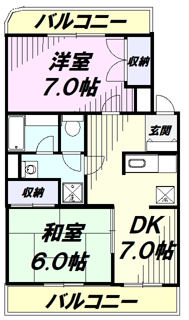 渋谷マンションの間取り